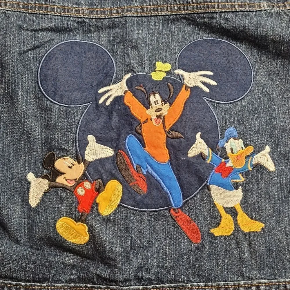 Disney embroidered jean jacket 2T